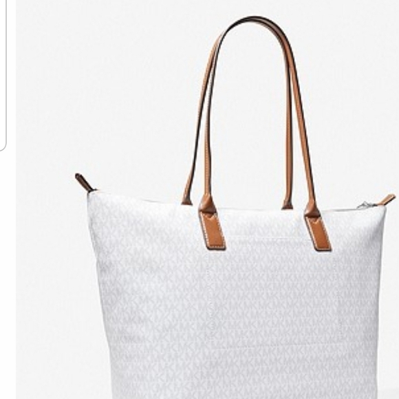 NTW Michael Kors Large Logo Stripe Tote Bag - Picture 2 of 5